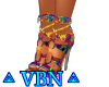 Strappy heels Multicolor