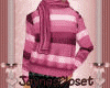 *J* Pink Striped Sweater