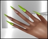 Neon nails Green