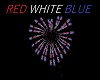 RED WHITE BLUE FIREWORKS