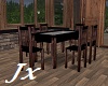 Jx D. wood dining table