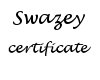Swazey birth certificate
