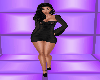 Black dress sexy RL