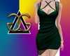 Suit Dress - Dark Green