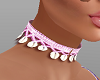 SR~Pink Crochet Choker