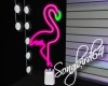 ~SB Neon Flamingo Lamp
