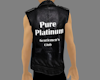 Pure Plat. Leather Vest