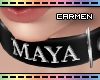 Maya's Collar Blk Req.