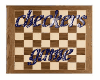 Checkers game table