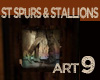 ST SPURS & STALLIONS Art