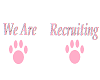 Animated"Recruiting"Sign