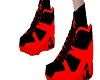 -x- red equal shoes