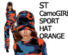 ST CamoGIRL HAT ORANGE