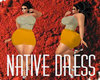 Yellow Native Bety Dress