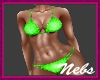 Roxy Bikini Green