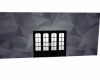Gray wall with door