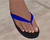 Blue Flip Flops 5 (M)