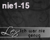 LEX nie genug