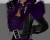 Leather & Purple Fur