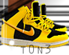 Black and Yellow Dunks