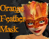 Feather Mask Orange