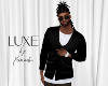 LUXE Men Cardigan Black