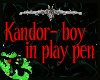 Kandor baby boy playpen