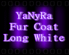 IYIFur Coat Long White