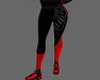RED BLK Gym Leggings