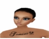 Gemini chest tattoo