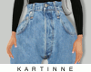 Blue Baggy Jeans S