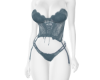 MOODY TEAL BUSTIER LACE