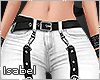 White Jeans + Strap