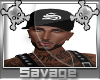 CS- Savage Blk Cap -M-