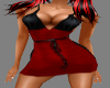 {LA} Black/red dress