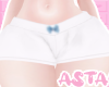 A. White cute shorts