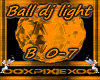 orange ball dj light