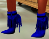 Blue Tassel Boots