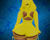 Yellow Hooded Rumper