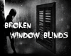 t~ Broken Window Blinds