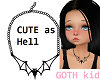 Goth kid Bat necklace