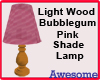 Ash Bubblegum Pink Lamp