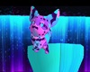 neon goth slime head fox