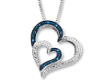 Sapphire Heart Necklace
