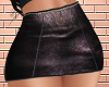 RLL Brown Leather Skirt