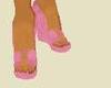 Deec4 pink wedge shoe