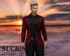 RED BLACK SUIT