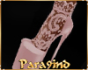 P9)Flamingo Lace Heels