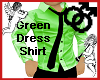 Green Dress Shirt w/Tie