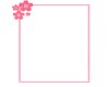 ~ Pink Flower Frame ~